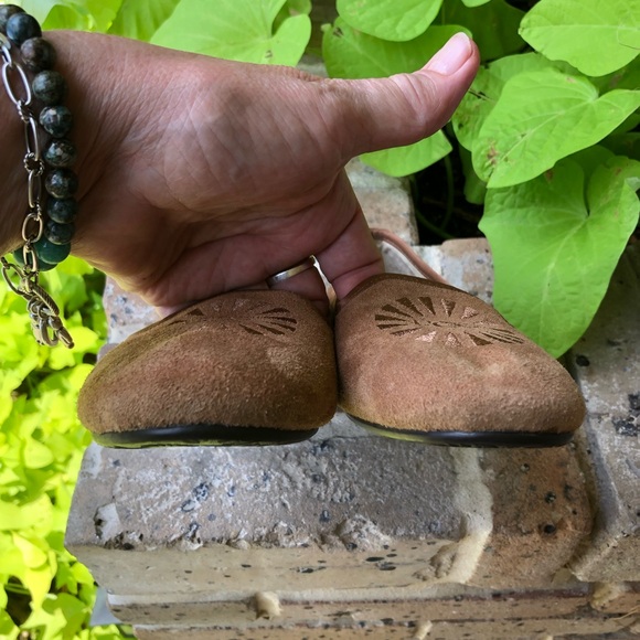 EUC UGG Alloway Suede Leather Flats in Chestnut, Size 6 - Picture 5 of 7
